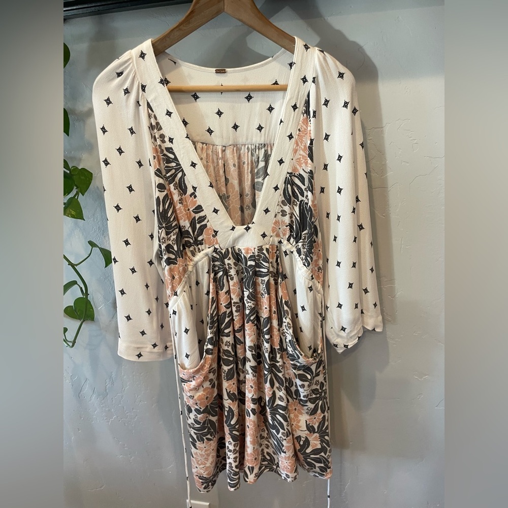 Free people, Tallulah floral printed mini dress size S - Picture 1 of 10